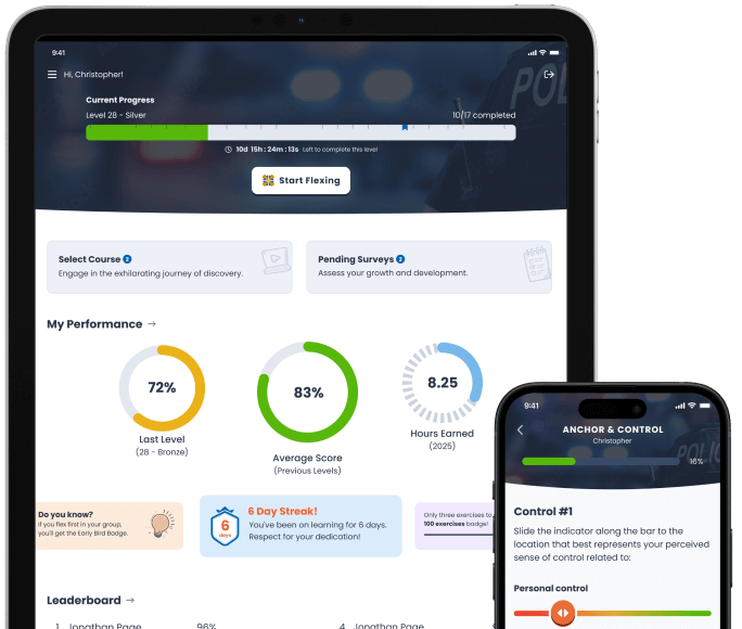 PreflexFirst app screen