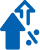 Incremental arrows with percentage